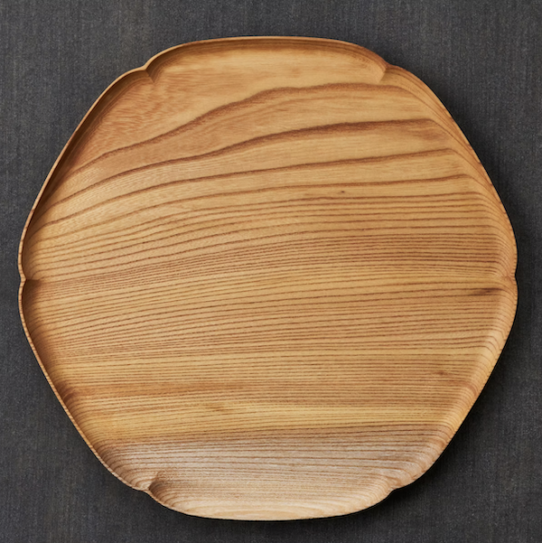 四十沢木材工芸 KITO 雪輪盆　大