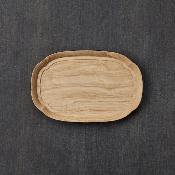 四十沢木材工芸 KITO 長木瓜盆　小