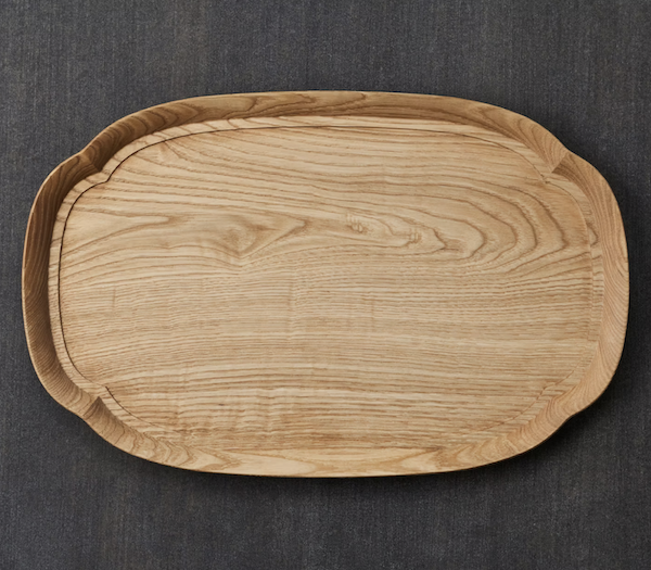 四十沢木材工芸 KITO 長木瓜盆　大