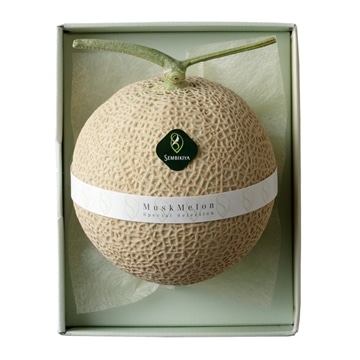 マスクメロン1個（約1.3kg） 化粧箱入