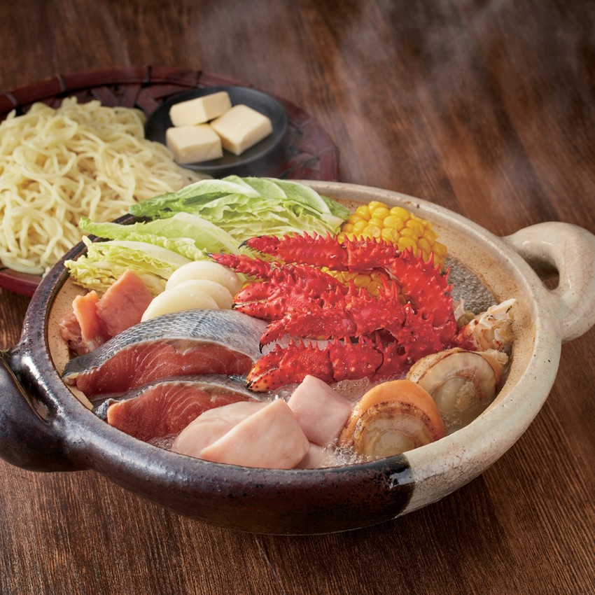 北海道産花咲がに石狩鍋