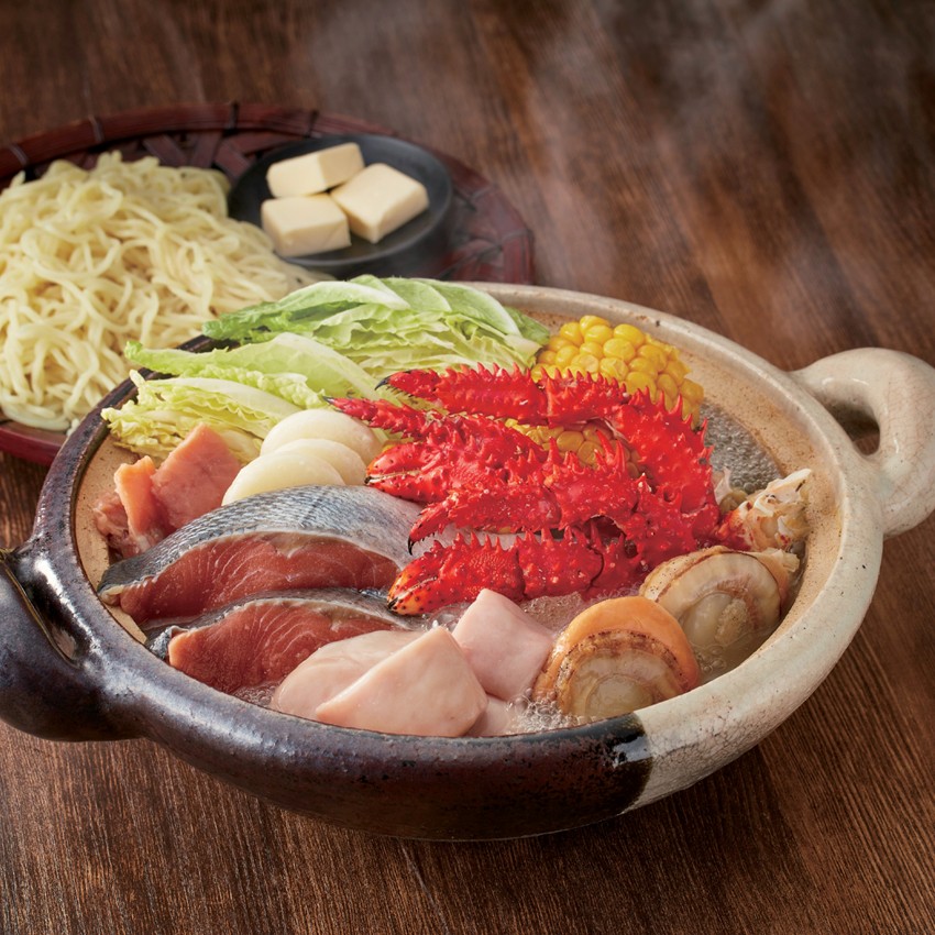 北海道産花咲がに石狩鍋