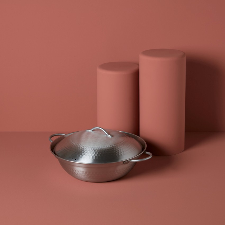 〈肴七味〉ステンレス製　卓上鍋（目皿付）