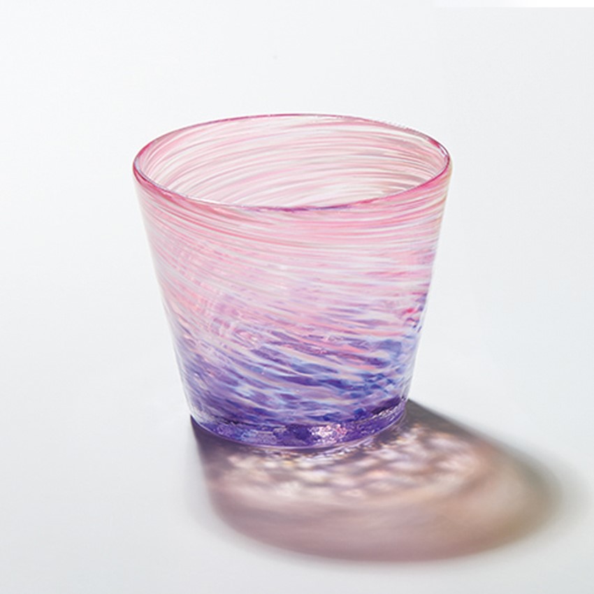 〈琉球硝子〉兼次侃公作　琉球グラス　パープル