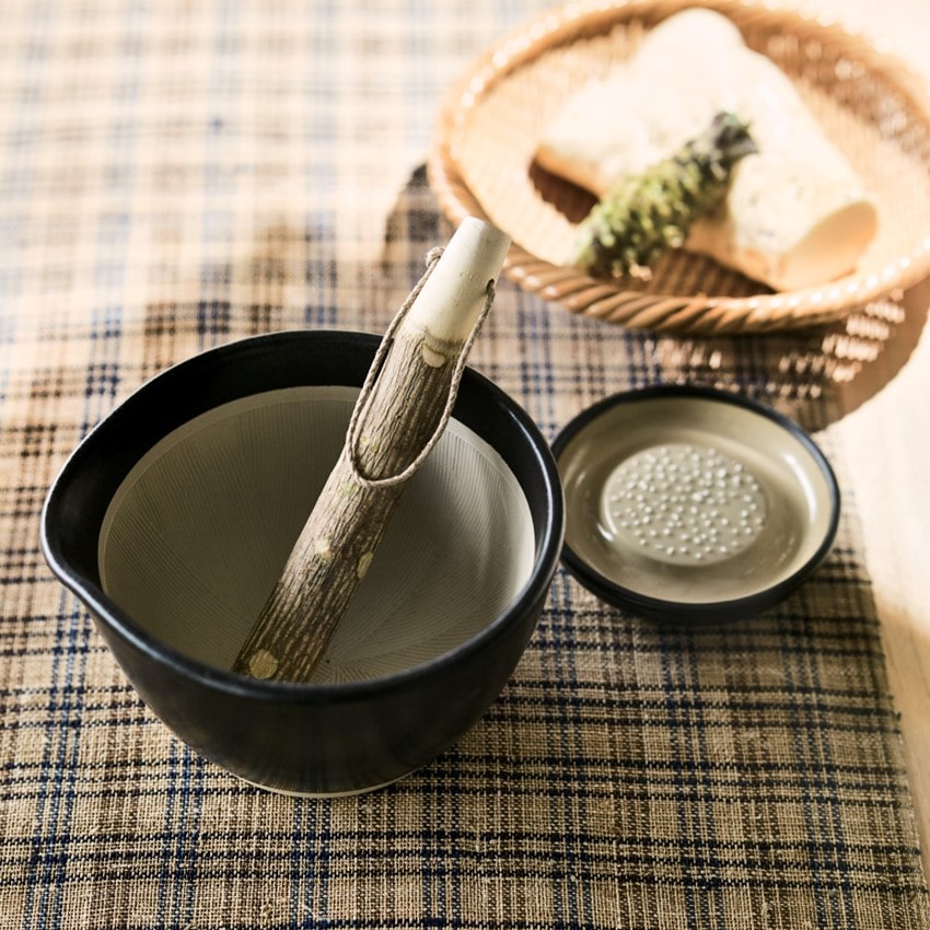 おろし器（小）・すり鉢（中）・すり棒セット