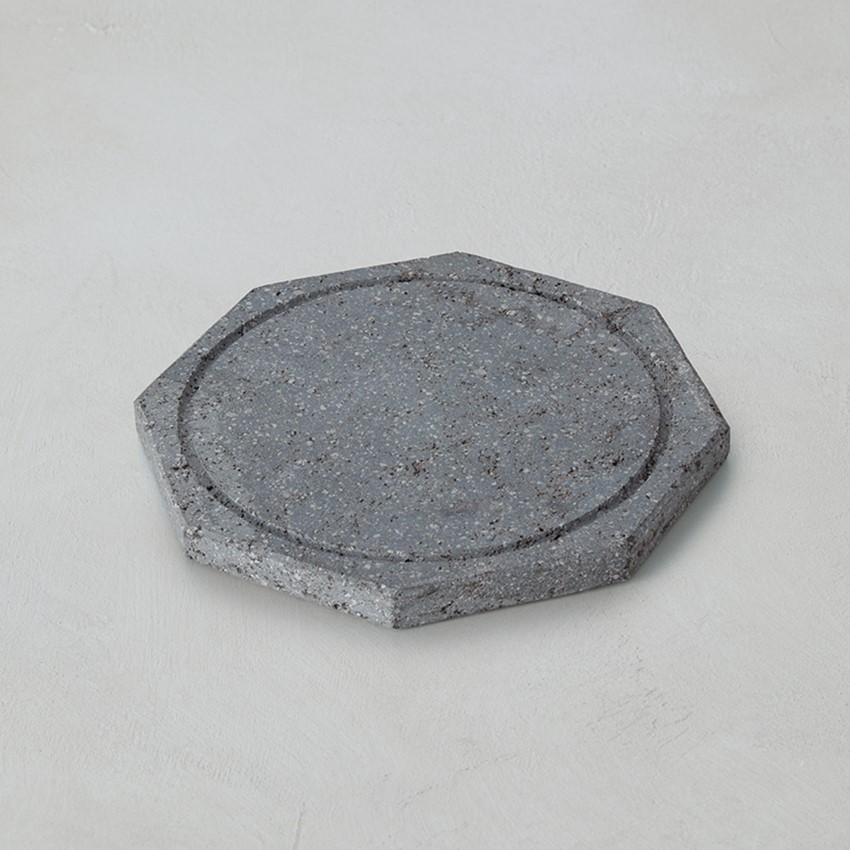 〈桜島溶岩〉溶岩プレート八角小