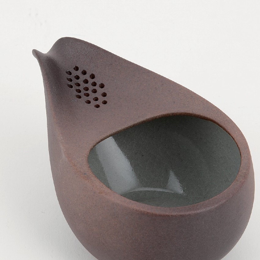 〈萬古焼〉藤総製陶所 ひとしずく・トレー（小）（焼締め）