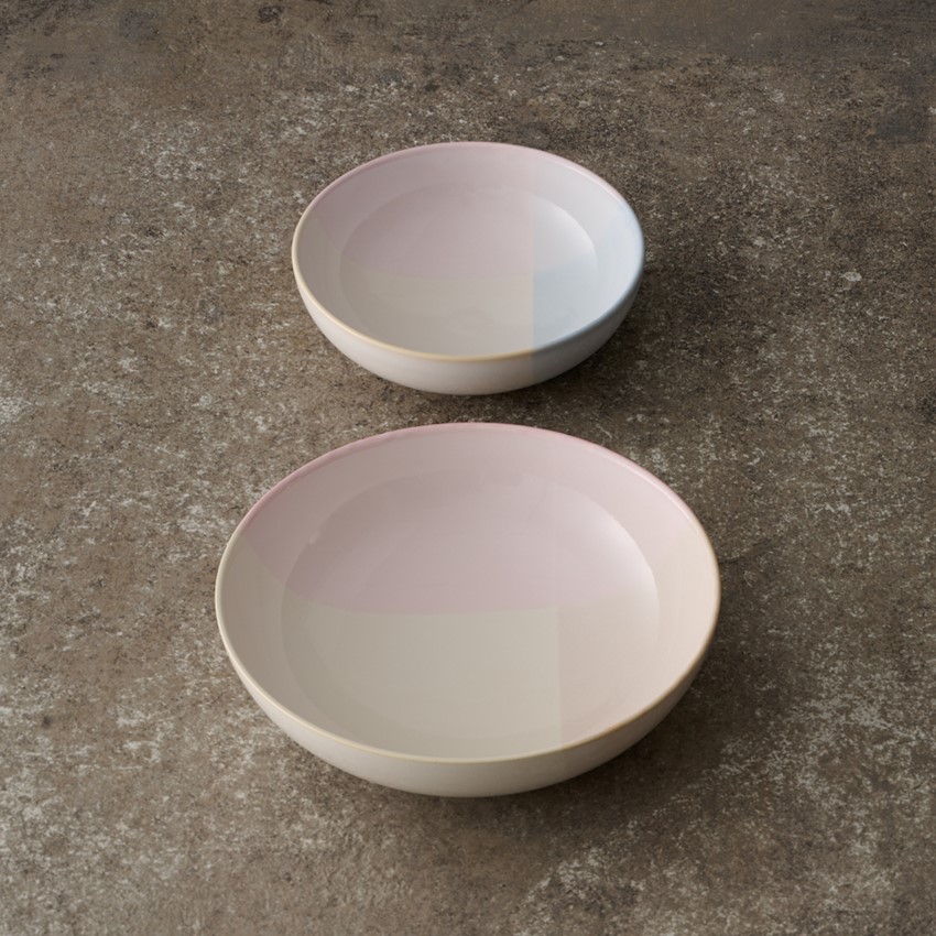 〈萩焼〉Shikisai　ボウルM・Lセット