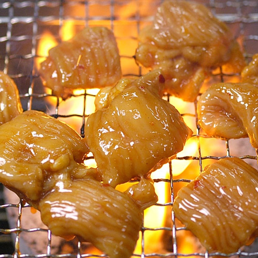 大阪鶴橋 プルプルうまダレ漬けホルモン（シマチョウ）200g×5