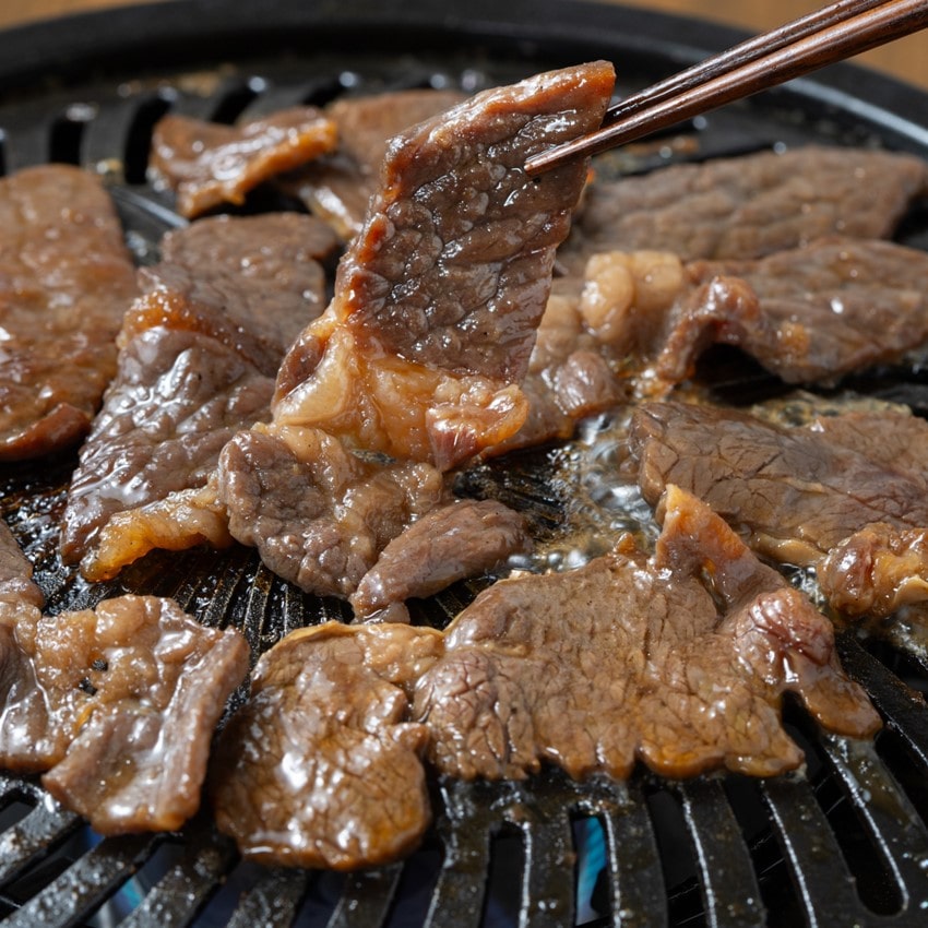 〈大阪 焼肉はらだ本店〉タレ漬けハラミ