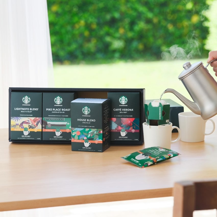 〈スターバックス〉オリガミ パーソナルドリップ コーヒーギフト SBX-30B