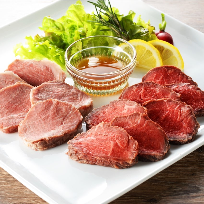 〈札幌バルナバハム〉ローストビーフ＆ローストポークセット