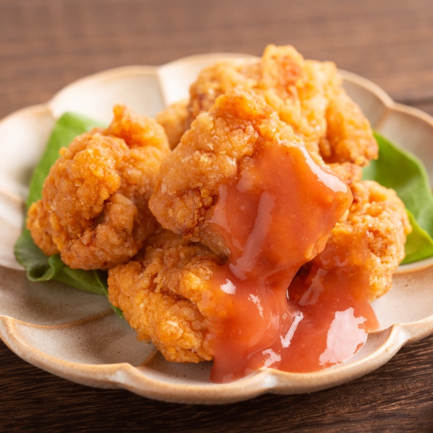 〈鈴なり 村田明彦監修〉鶏のから揚げ 梅肉ソース付