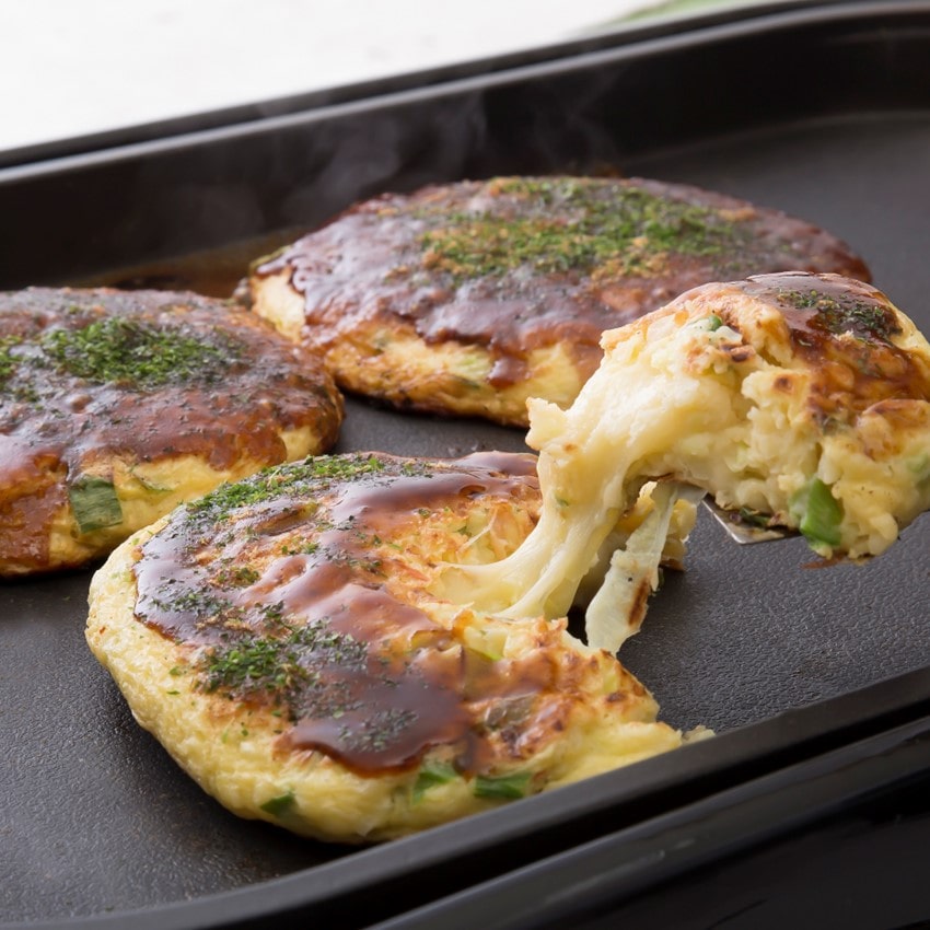 京野菜の入った京風お好み焼セット