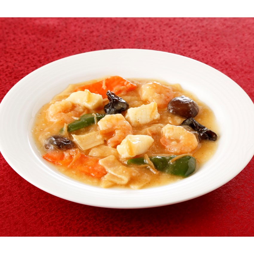 〈菰田欣也 監修〉エビとイカのＸＯ醤炒め4食セット