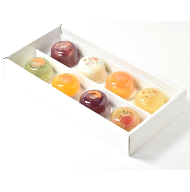 ダブルテイスト・フルーツゼリー8個詰合せ（SC-08）: HANEDA Shopping