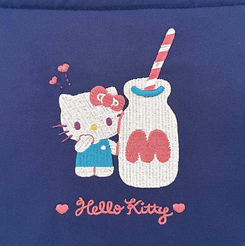 IP.TKﾃﾞﾘ.ｻﾝﾘｵｷｬﾗｸﾀｰｽﾞ-D Hello Kitty(W22×H18×D10 ネイビー