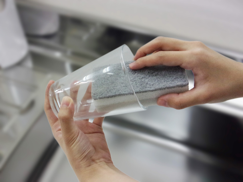 モノプレミアム 台所スポンジ ソフト グレー グレー