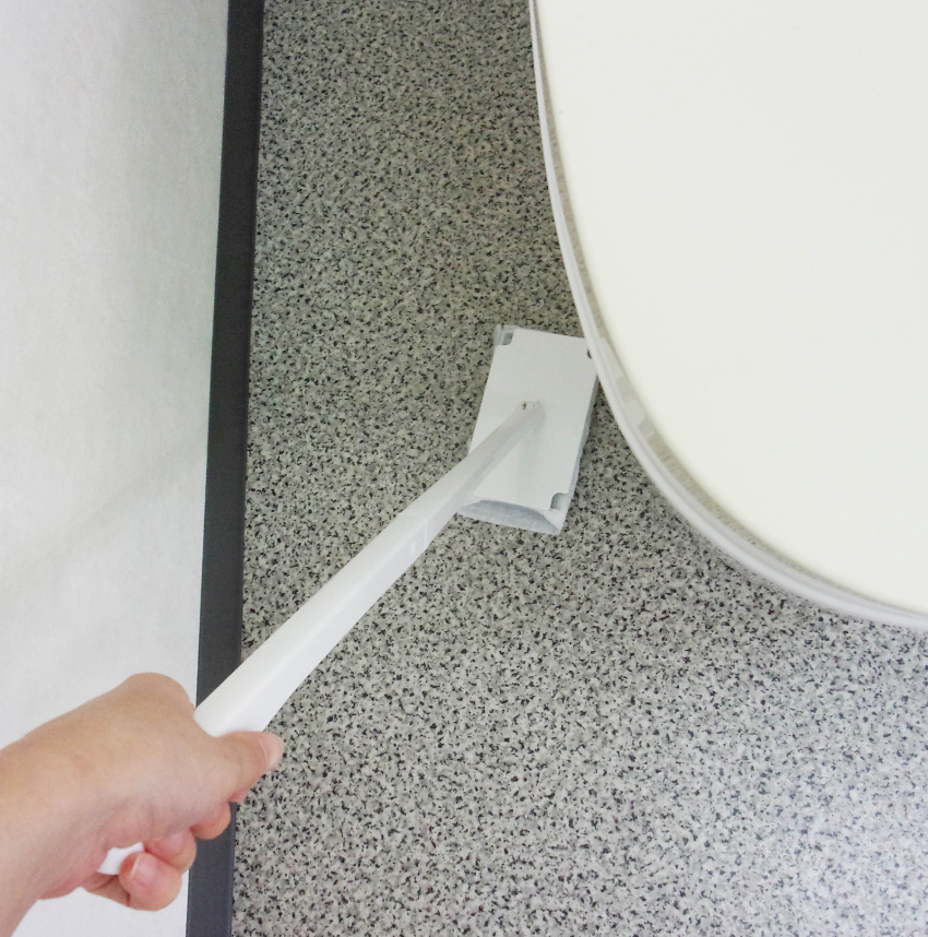 トイレワイパー ケース付き ホワイト