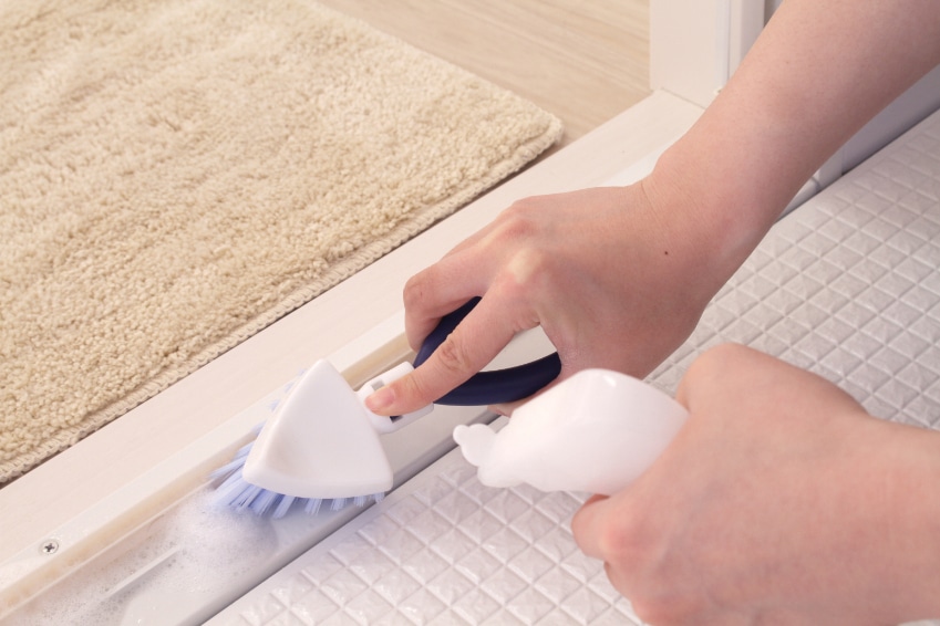 お風呂用すみずみブラシ ブラック ブラック