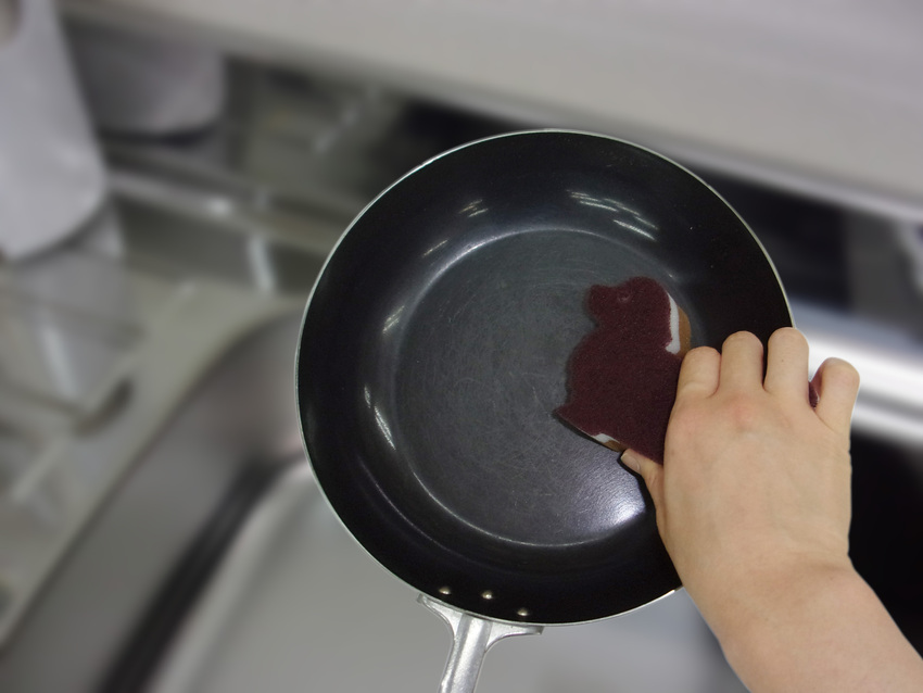 SU キッチンスポンジ ブラウン