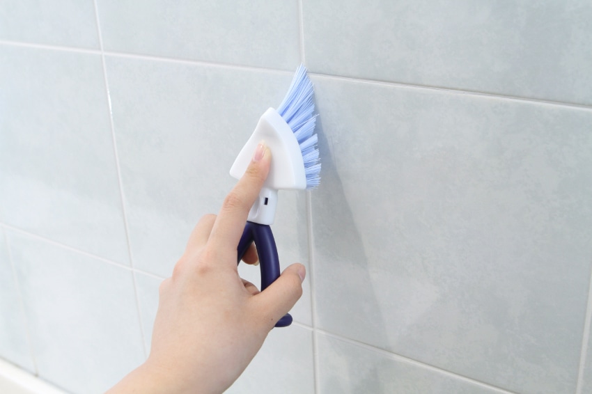 お風呂用すみずみブラシ ブラック ブラック