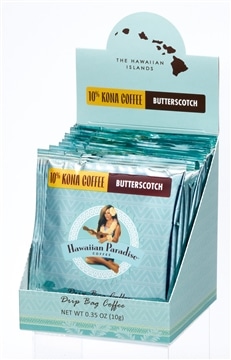 10%コナ バタースコッチ（キャラメル風味）ドリップバック 10枚入り