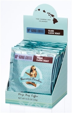 10%コナ アイランドクラシックロースト　ドリップバック 10枚入り