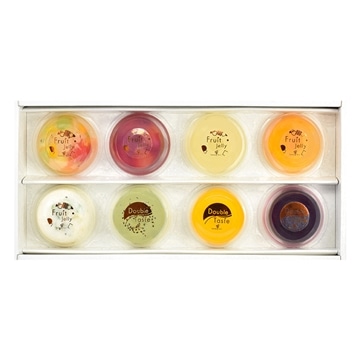 ダブルテイスト・フルーツゼリー８個詰合せ（SC-08）