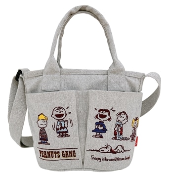 IP.BR.ﾎﾟｹｯﾂ.Peanuts-0C  Light Gray