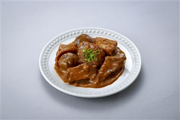 牛たんデミ味噌ソース煮