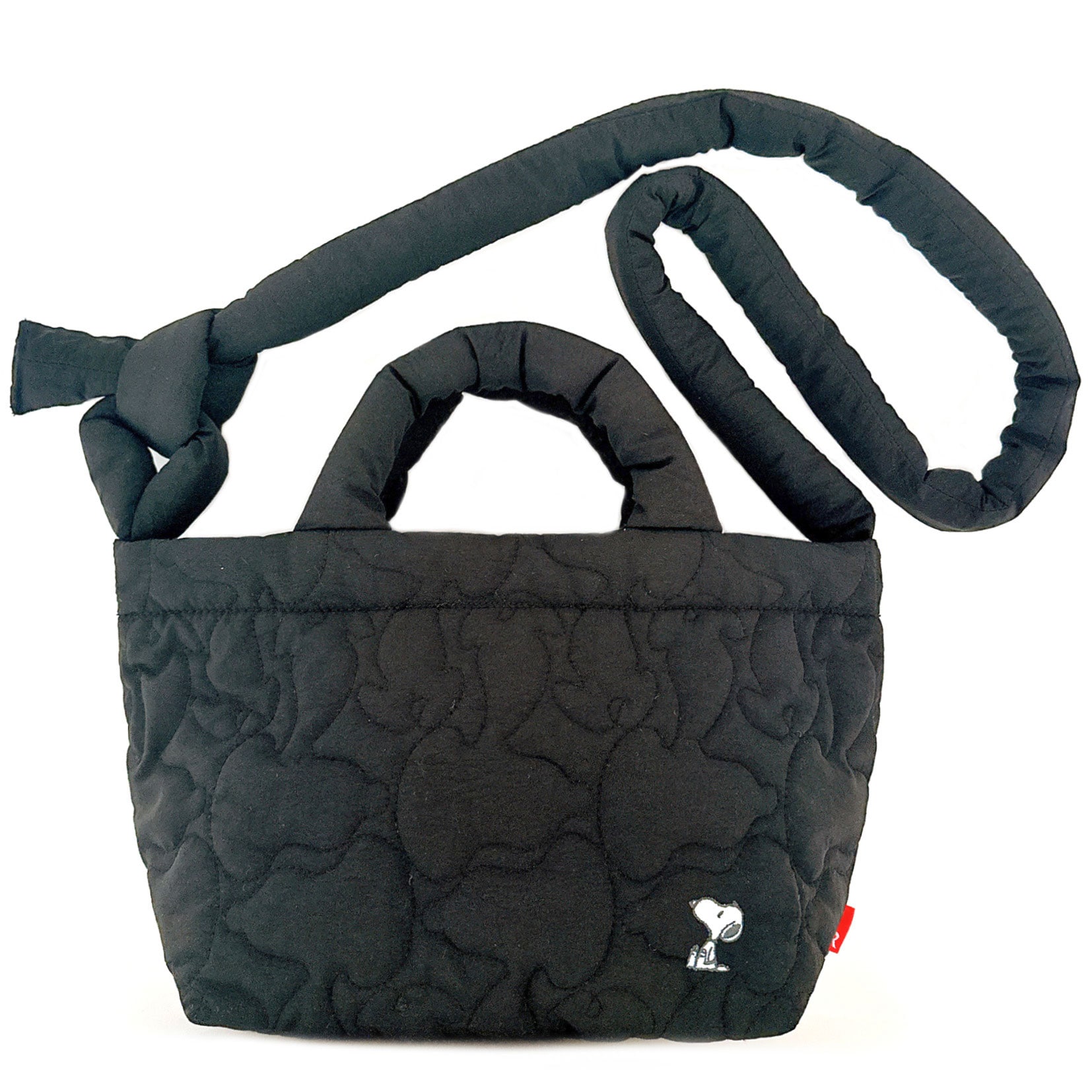 IP.ﾃﾞﾘ.quilt.Peanuts-0N m-black