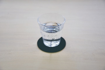 超吸水コースター（丸）ブラック