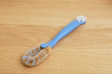 楽洗いダブルシューズブラシ LK072