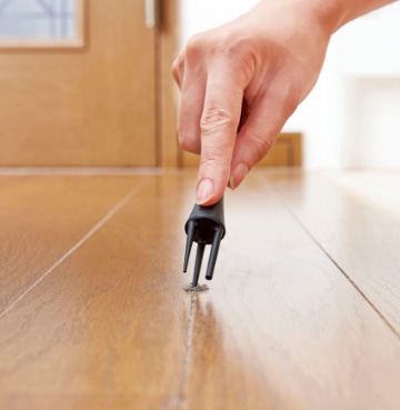 フローリング汚れごっそり溝職人