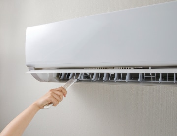 びっくりエアコンすきまの汚れ落とし2P グレー