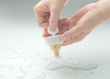 びっくりフルフルほ乳びん洗い グレー