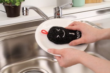 ニコニコスポンジ ハッピー ブラック