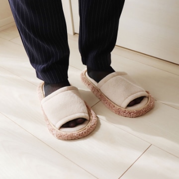 激落ちお掃除スリッパNEO ベージュ