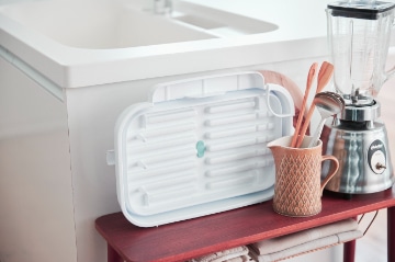 おりたたみ水切りバスケット ホワイト