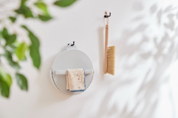 おりたためるバケツ8Lフタ付き グレー