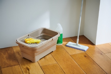 折畳めるバスケット15Lトレー付 ベージュ