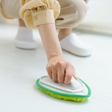 バスボンくん 風呂床ハンドブラシ抗菌