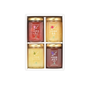 山形県産ジャム4個詰合せ（FJ-04F）