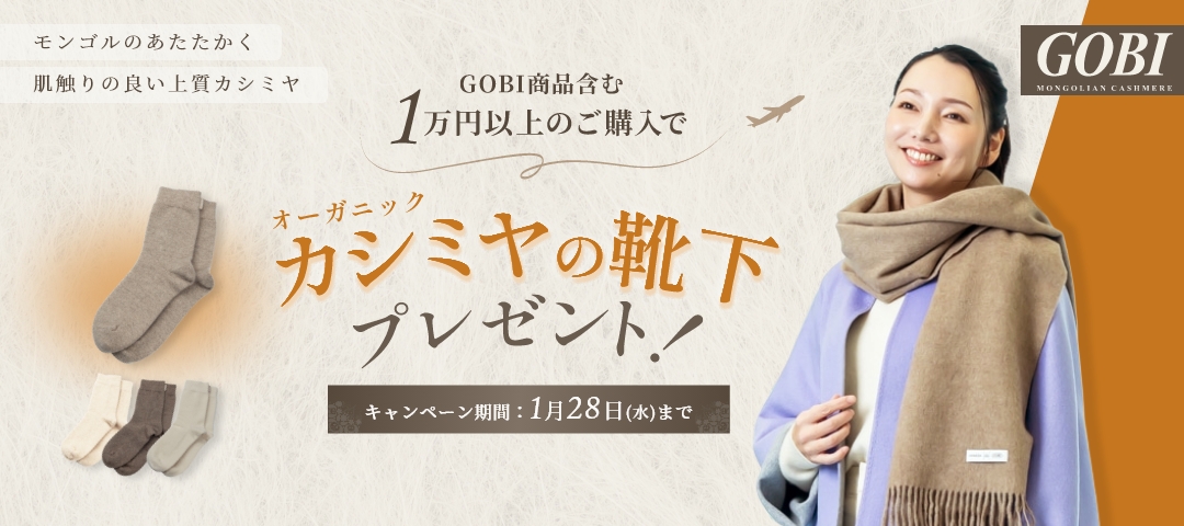 GOBI靴下プレゼントキャンペーン